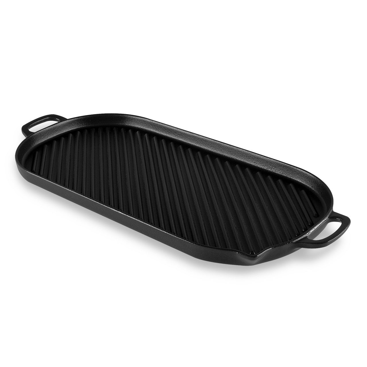 Oval Stove Top Grill 52 x 23cm Onyx