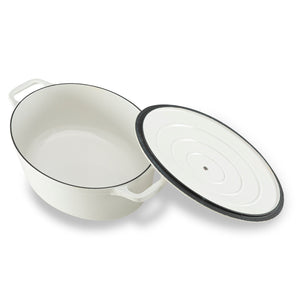 Oval French Oven 27cm/4L Brilliant White