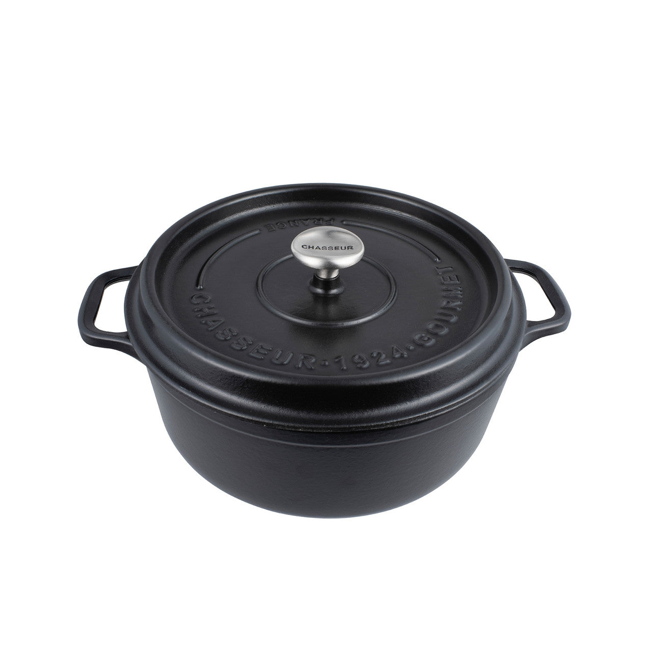 Gourmet Round French Oven 28cm/6.1 Litre Satin Black