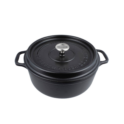 Gourmet Round French Oven 28cm/6.1 Litre Satin Black