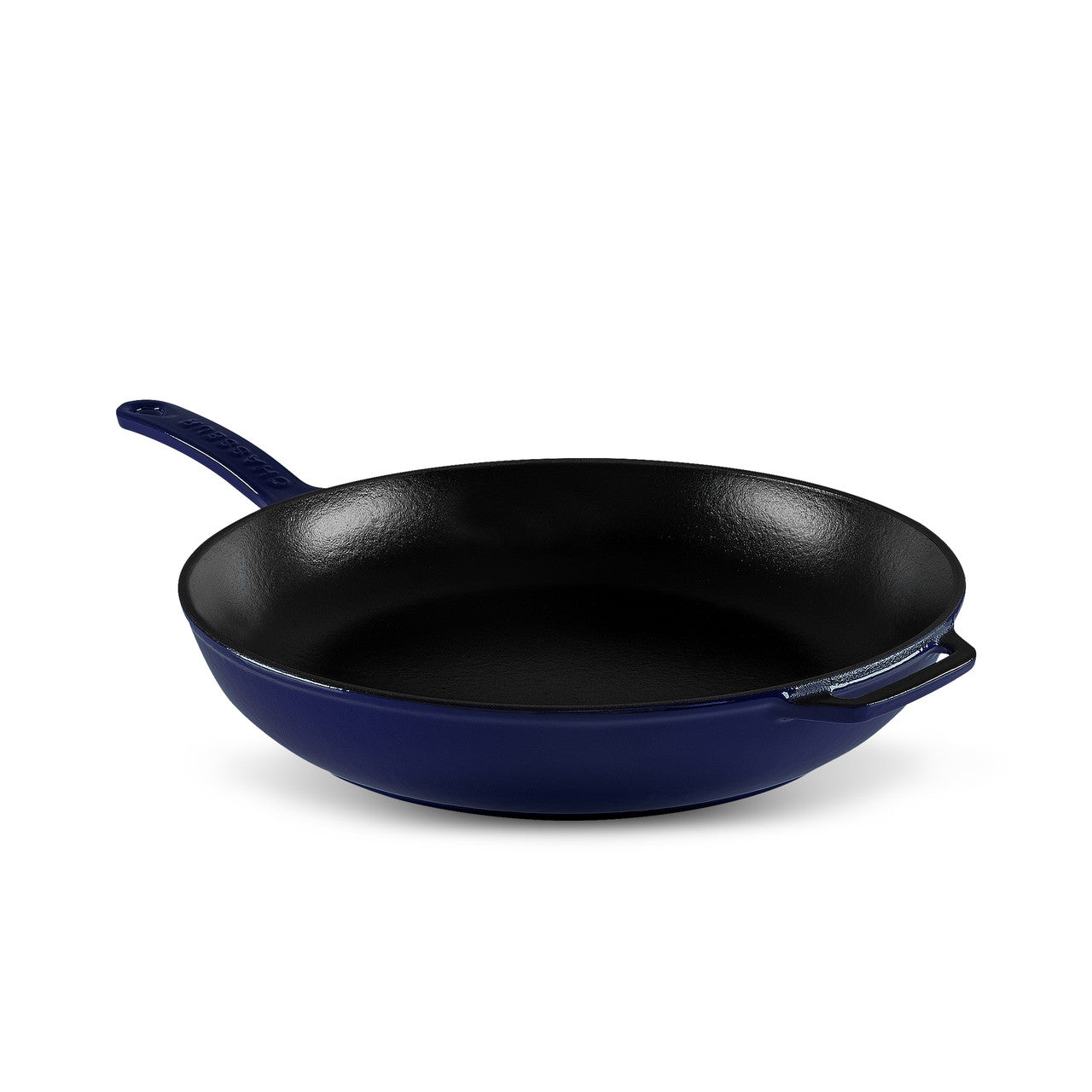 Fry Pan with Cast Handle 28cm  French Blue