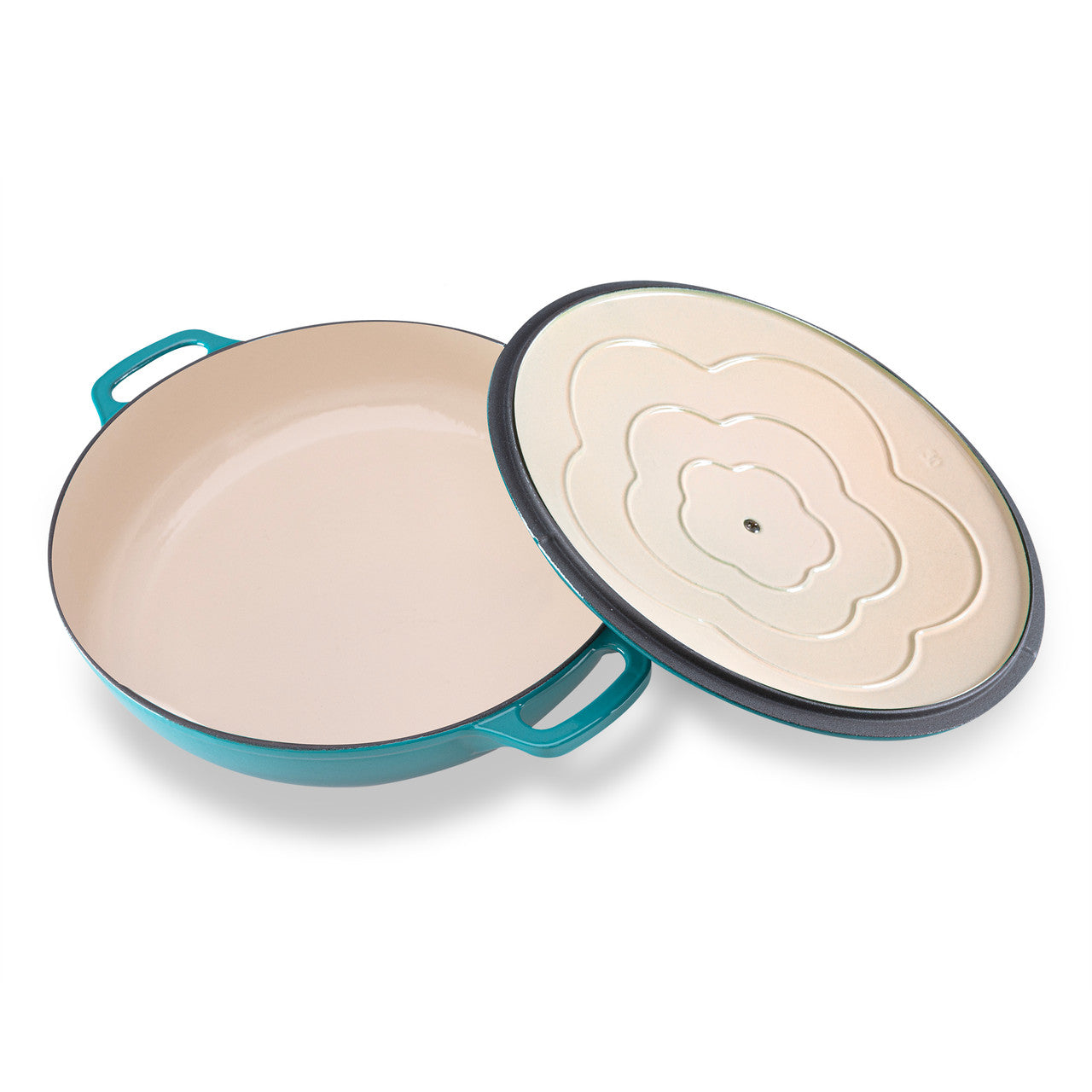 Low Round Casserole 30cm/2.5L  Mediterranean Blue