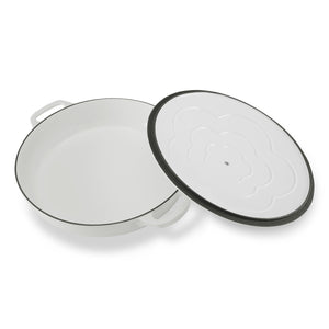 Low Round Casserole 30cm/2.5L  Brilliant White