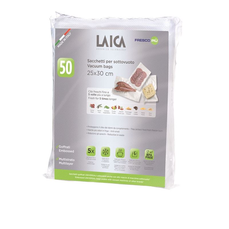 Laica – Vacuum Bags 25x30cm Pack of 50