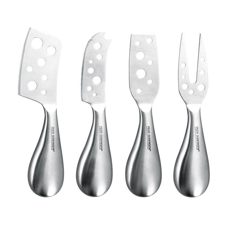 Peer Sorensen – Stainless Steel Cheese Knife Set of 4