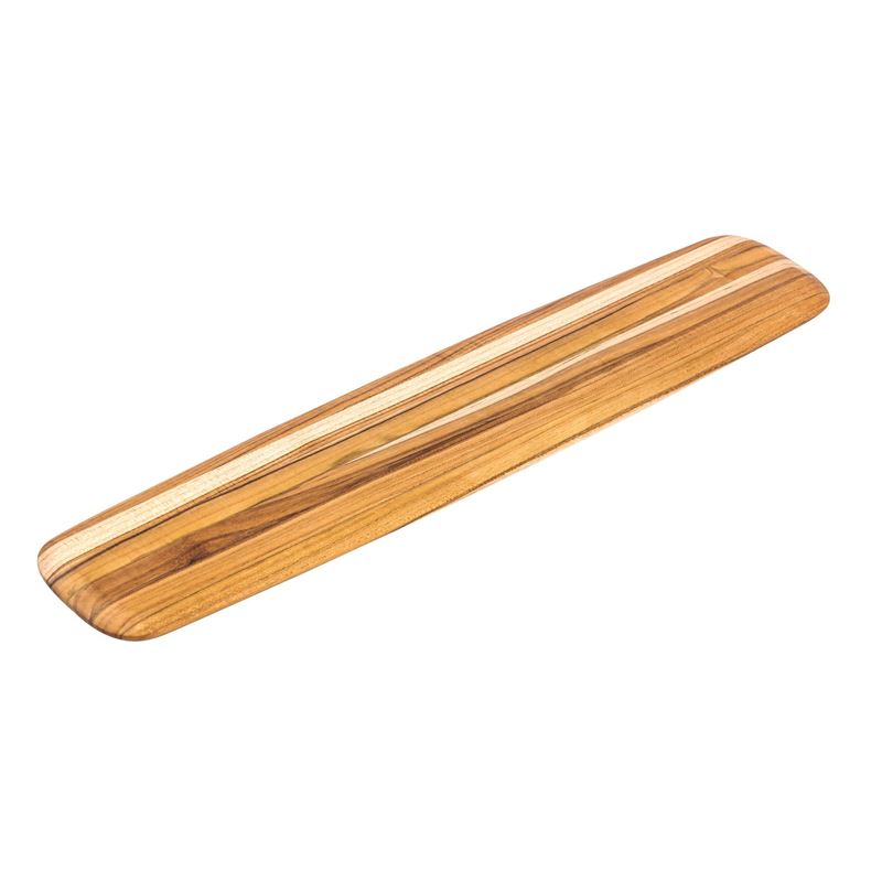 TeakHaus – Elegant Long Serving & Cutting Board 57x13x1.5cm Teak Edge Grain