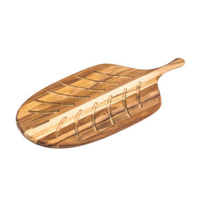 TeakHaus – Teak Canoe Paddle Bread and Serving Board 48x23x1.3cm