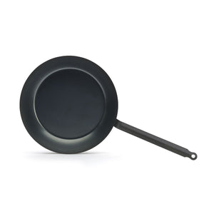 De Buyer La Lyonnaise Frypan Blue Steel 360x62mm - Kitchenly