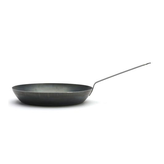 De Buyer La Lyonnaise Frypan Blue Steel 400x70mm - Kitchenly