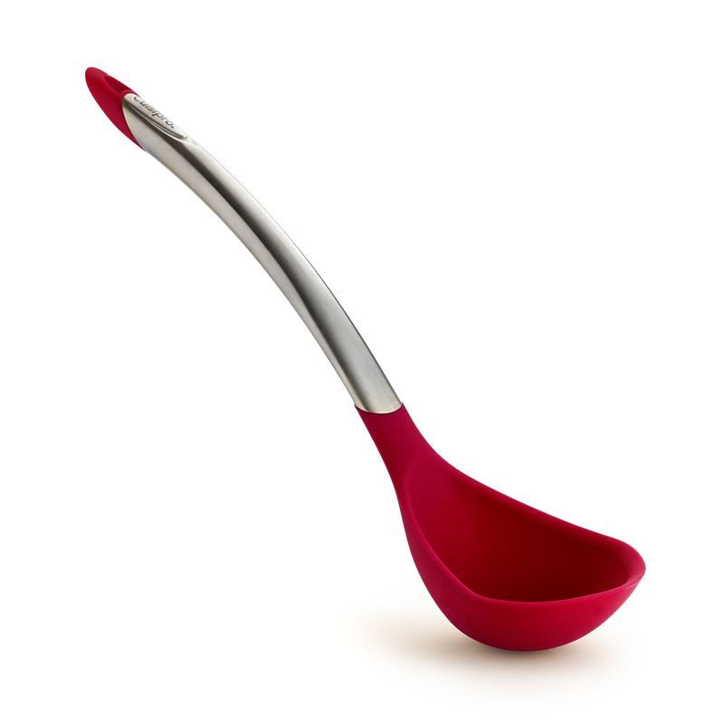 Cuisipro – Silicone and Stainless Steel Serving Ladle Red 31cm