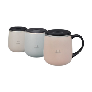 Bruno Stainless Mug Short With Lid 320ml