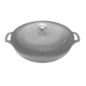 Low Round Casserole 30cm/2.5 Celestial Grey