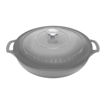 Low Round Casserole 30cm/2.5 Celestial Grey
