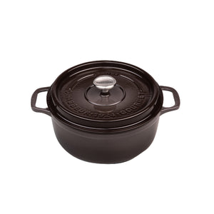 Gourmet Round French Oven 24cm/4 Litre, Cast Iron, Storm Grey