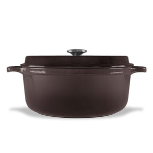 Gourmet Round French Oven 26cm/5 Litre, Cast Iron, Storm Grey