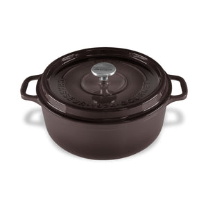 Gourmet Round French Oven 26cm/5 Litre, Cast Iron, Storm Grey