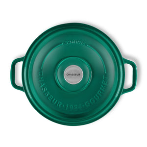 Gourmet Round French Oven 26cm/5 Litre Cast Iron, Jade