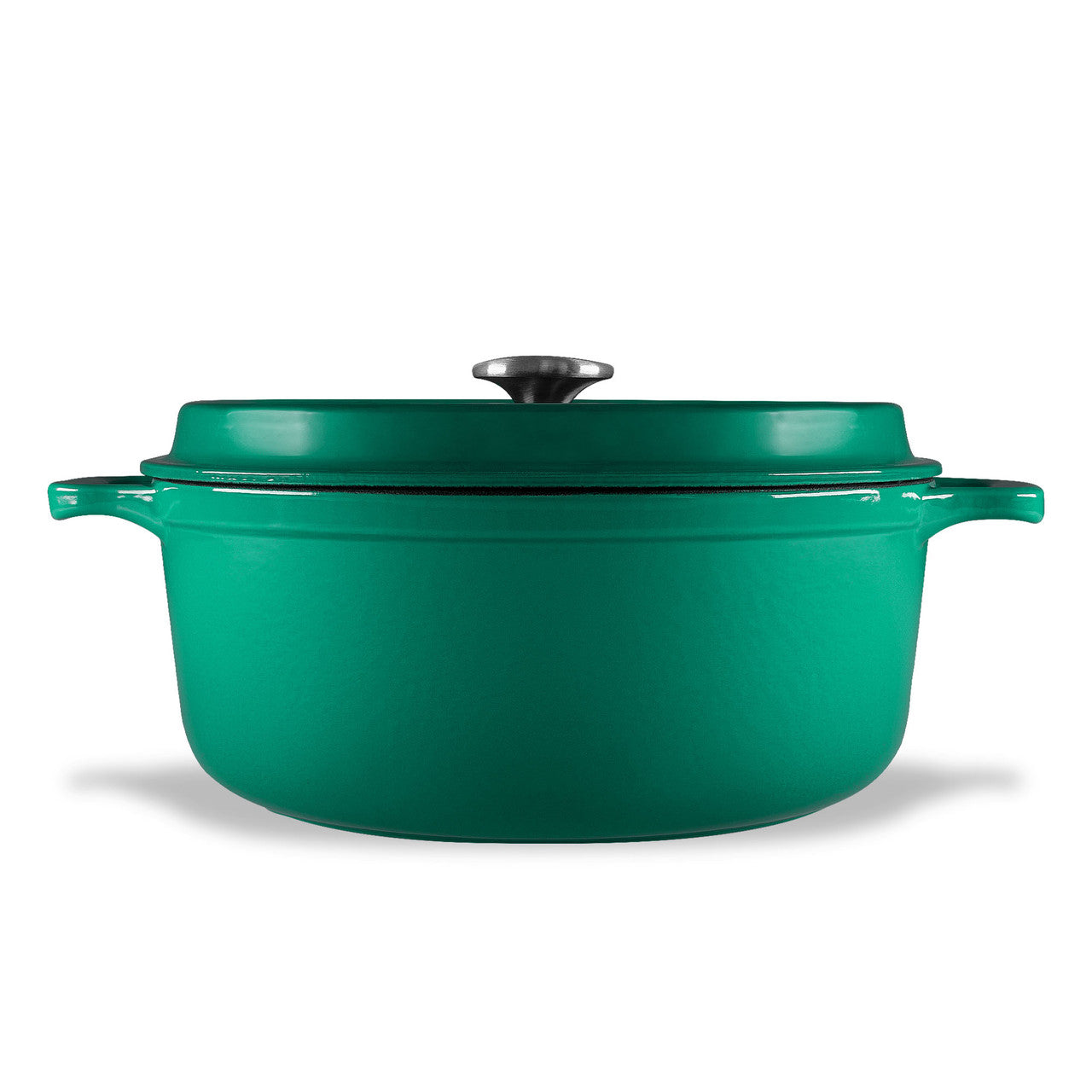 Gourmet Round French Oven 26cm/5 Litre Cast Iron, Jade