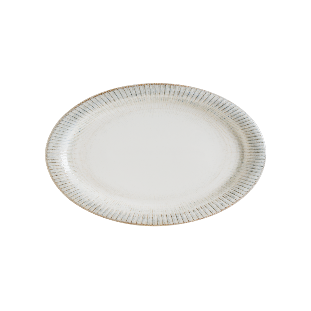 Bonna Galata Albus Oval Plate - 220mm , Box of 6