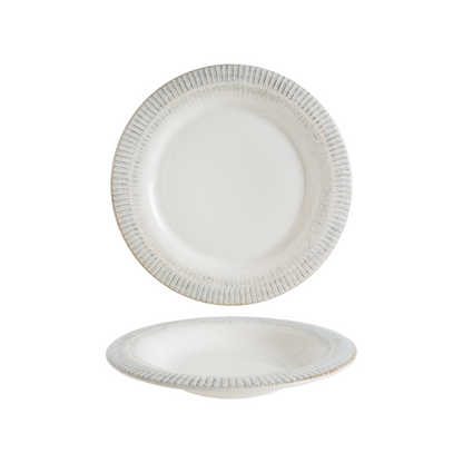 Bonna Galata Albus Deep Plate - 230mm , Box of 6