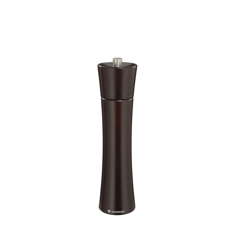 Zassenhaus Frankfurt Salt Mill 24cm Beech Wenge Stained