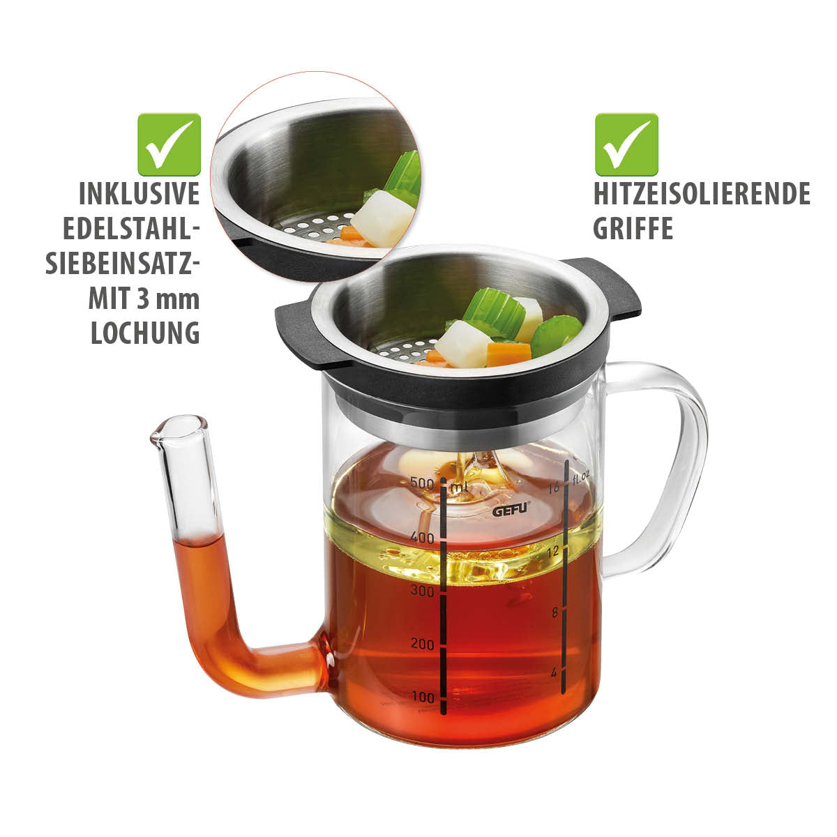 Fat separator jug SEPARATO