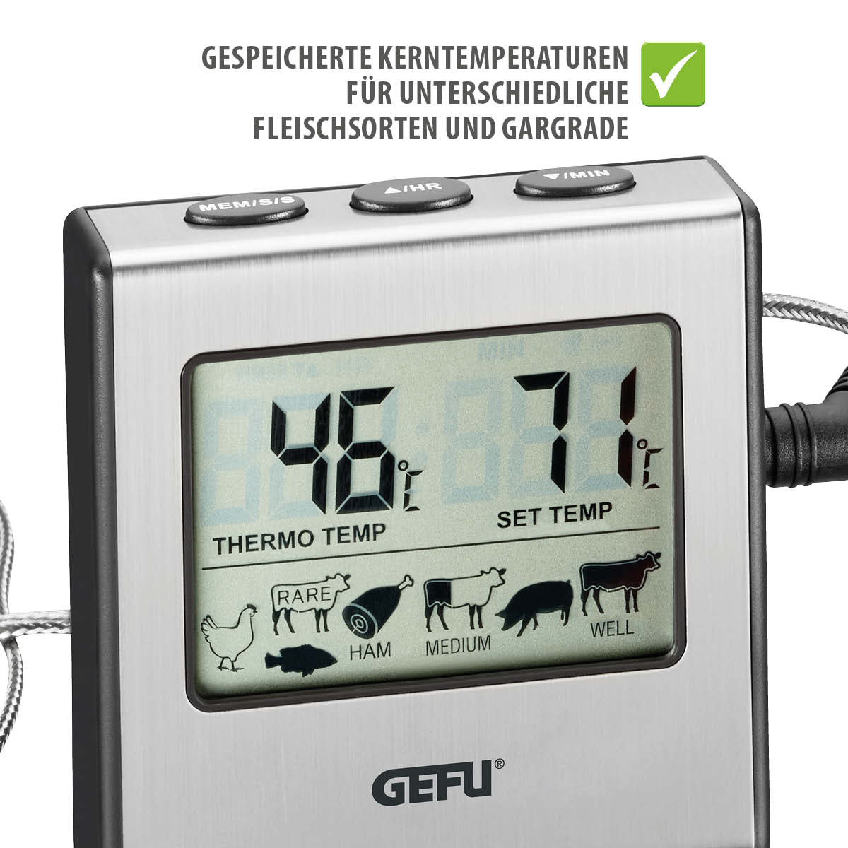 Digital roasting thermometer TEMPERE