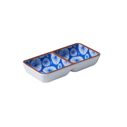 Divided Sauce Dish - Lotus