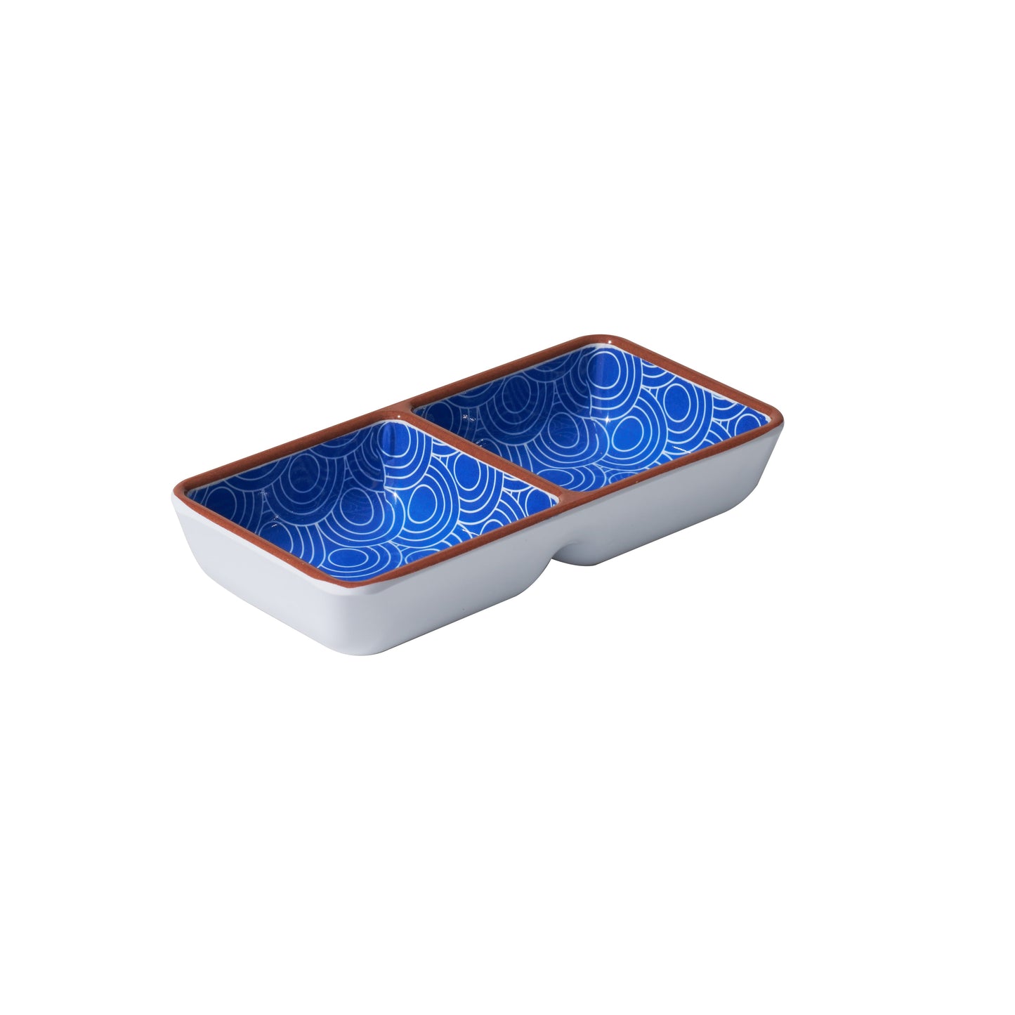 Divided Sauce Dish - Wave