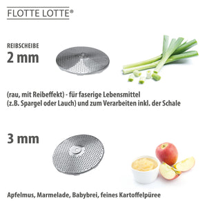 Food mill, 2 exch. discs ORIGINAL FLOTTE LOTTE®
