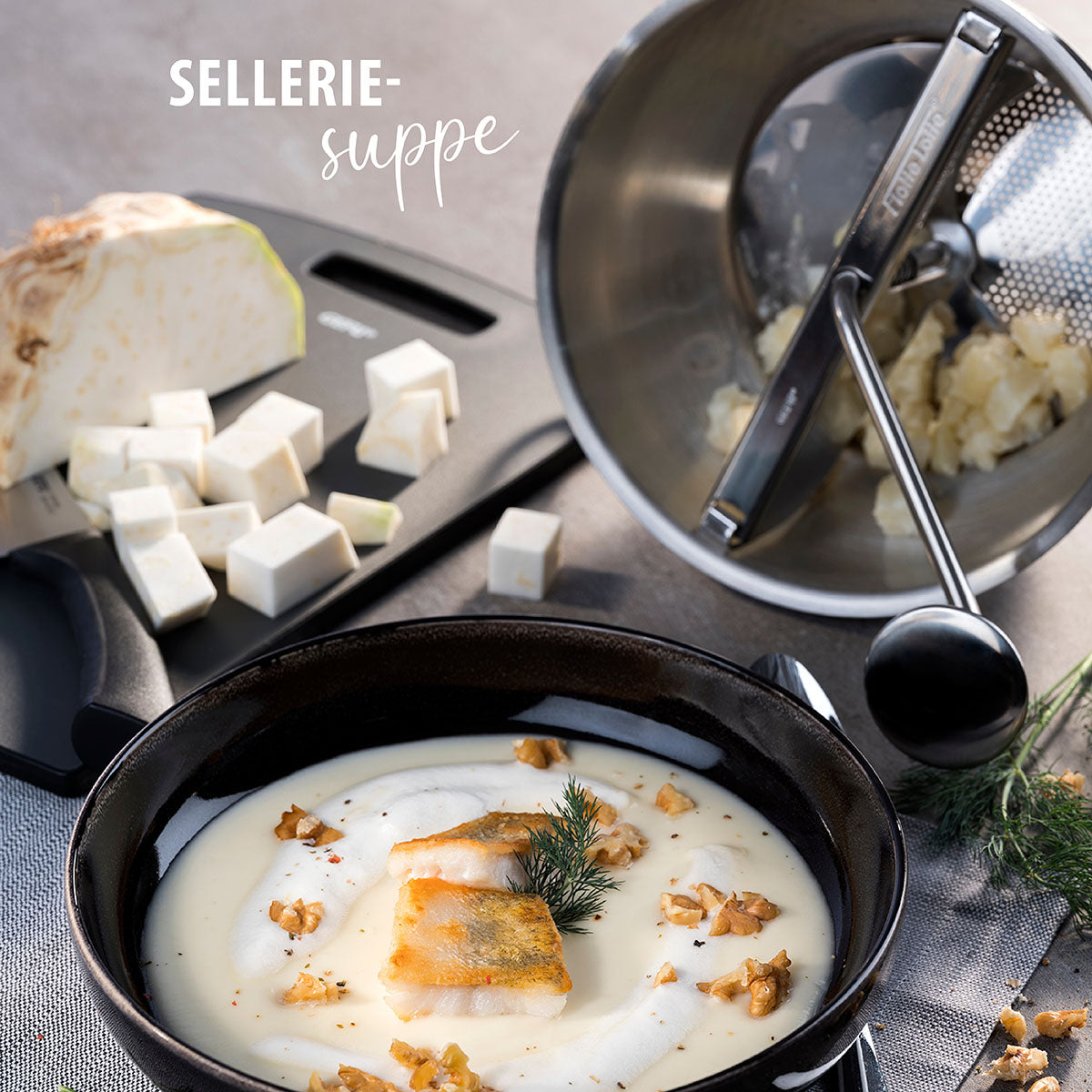 Food mill, 2 exch. discs ORIGINAL FLOTTE LOTTE®