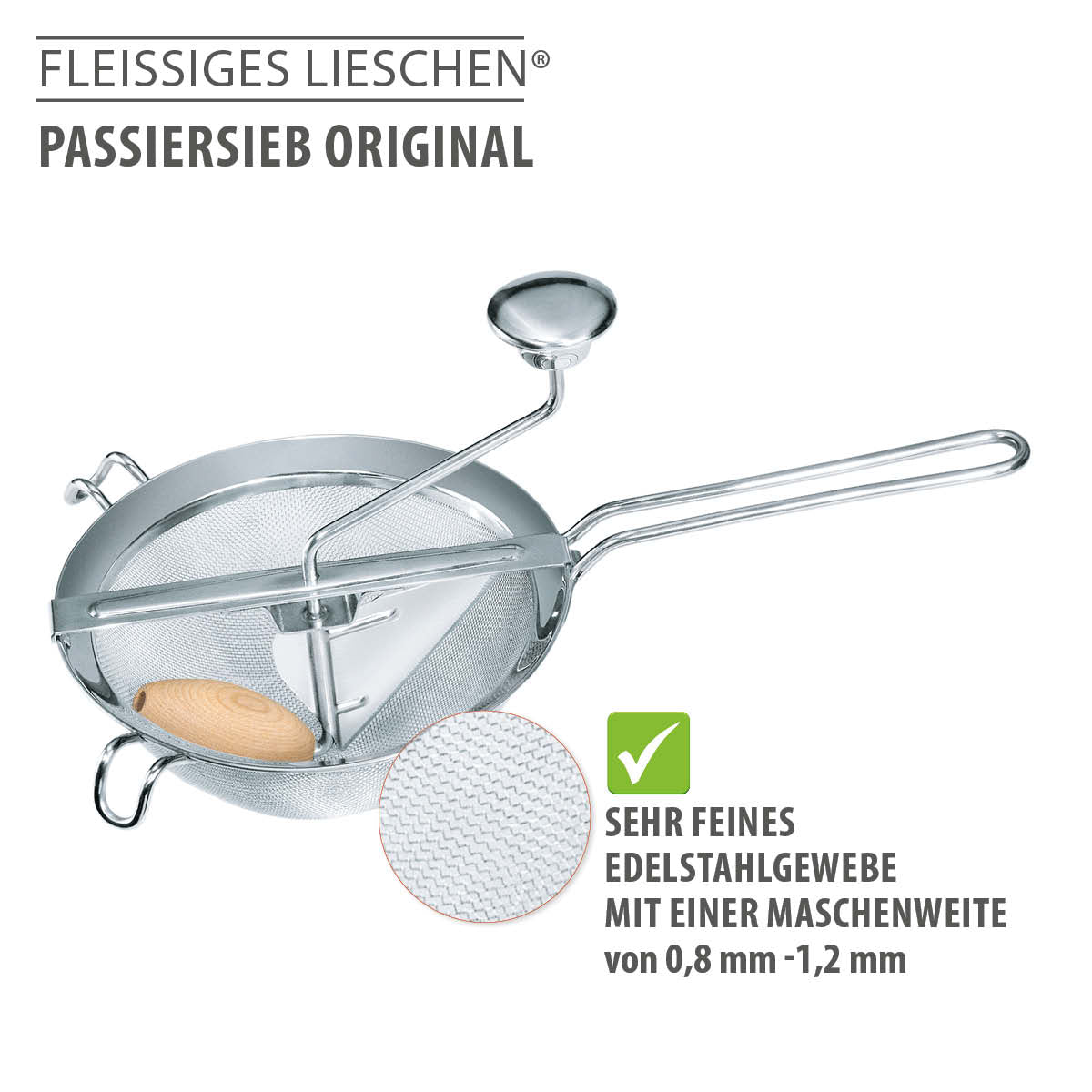 Strainer press ORIGINAL FLEISSIGES LIESCHEN®