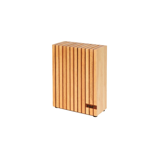 Furi Rubberwood 5 Slot Block Suit Up To 23cm Length - Kitchenly