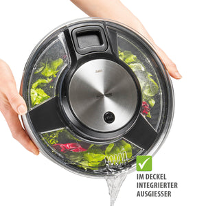 Salad spinner SPEEDWING®, stainless steel, 5 L