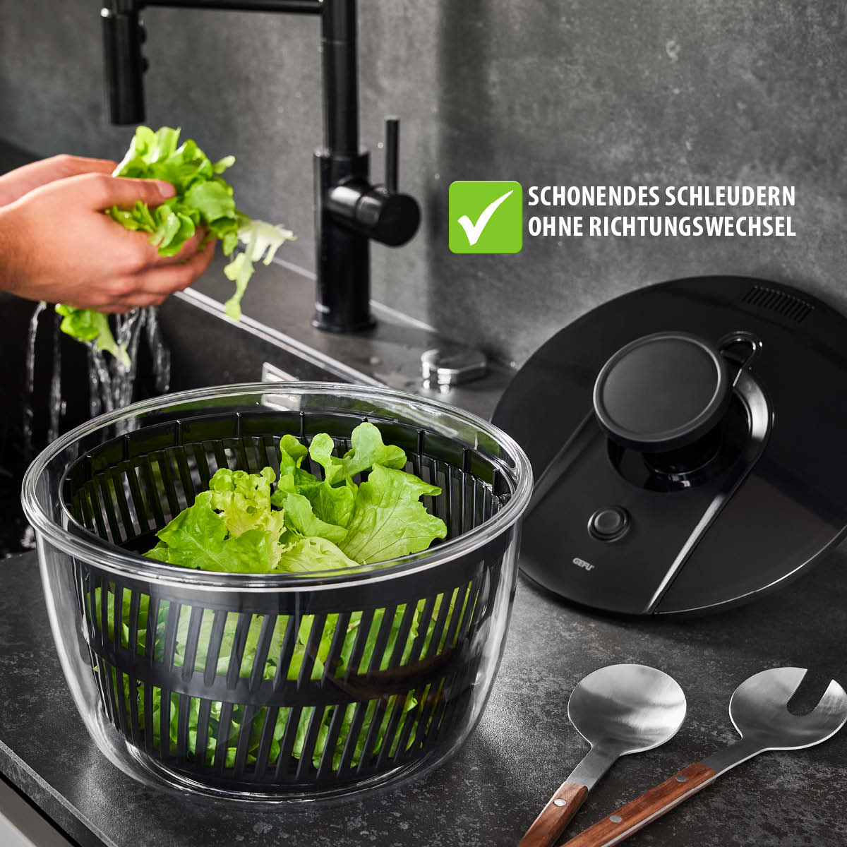 Salad spinner PUSH IT, 5 L