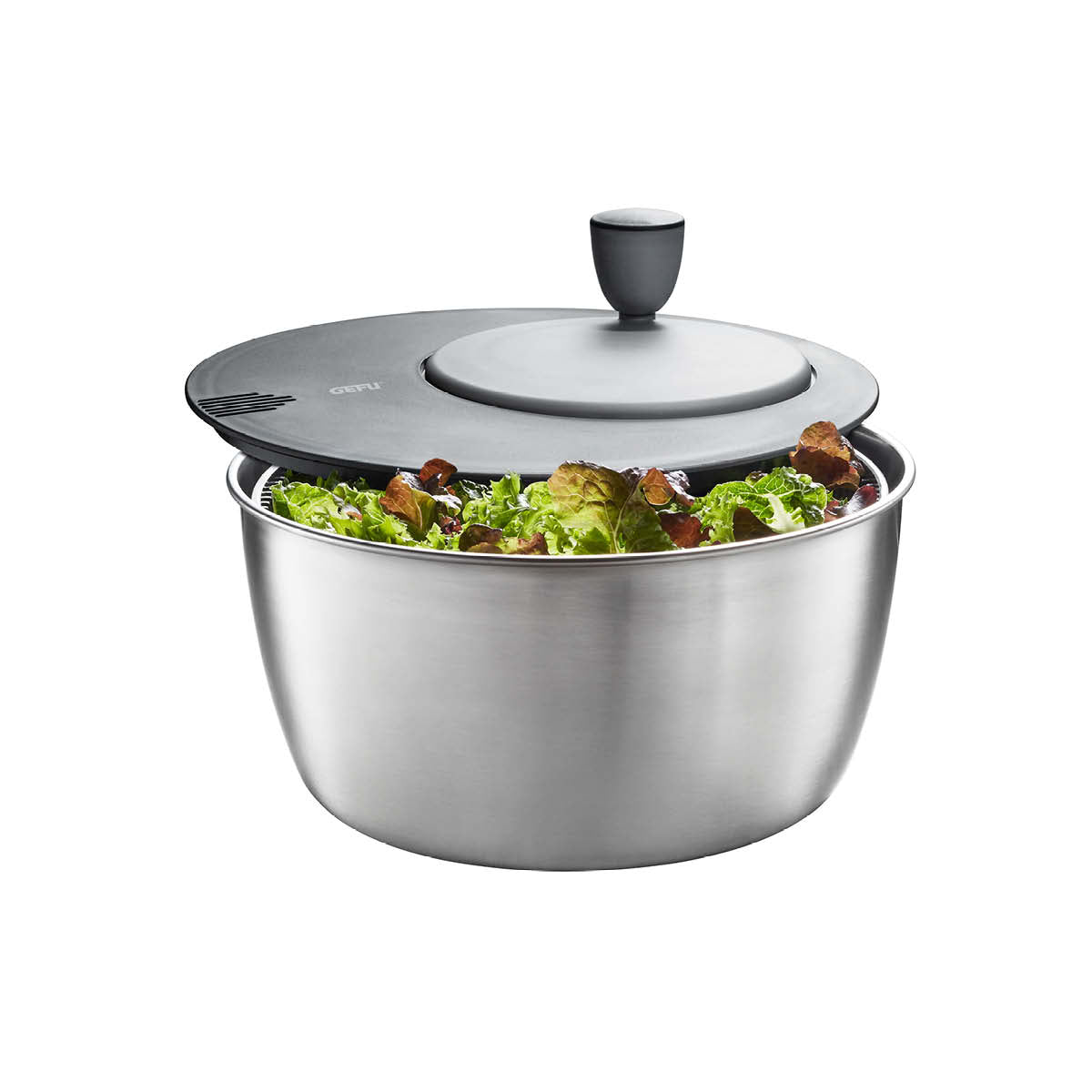 Salad spinner ROTARE, stainless steel, 4 L
