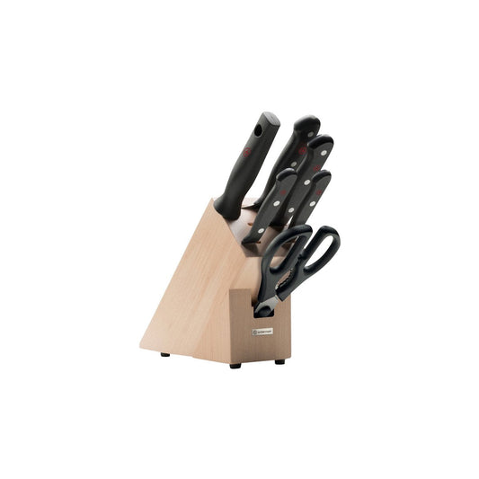 Wusthof Gourmet Knife Block Set 6 Piece - Kitchenly