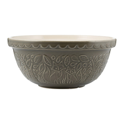 In The Forest Fox Grey Mixing Bowl, 29cm/ 4 Litre