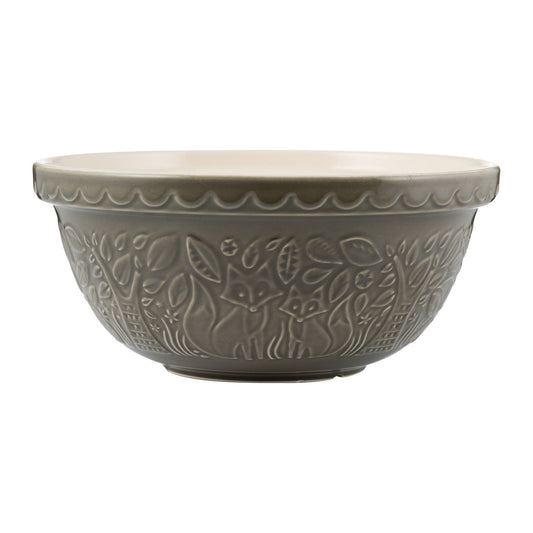 In The Forest Fox Grey Mixing Bowl, 29cm/ 4 Litre