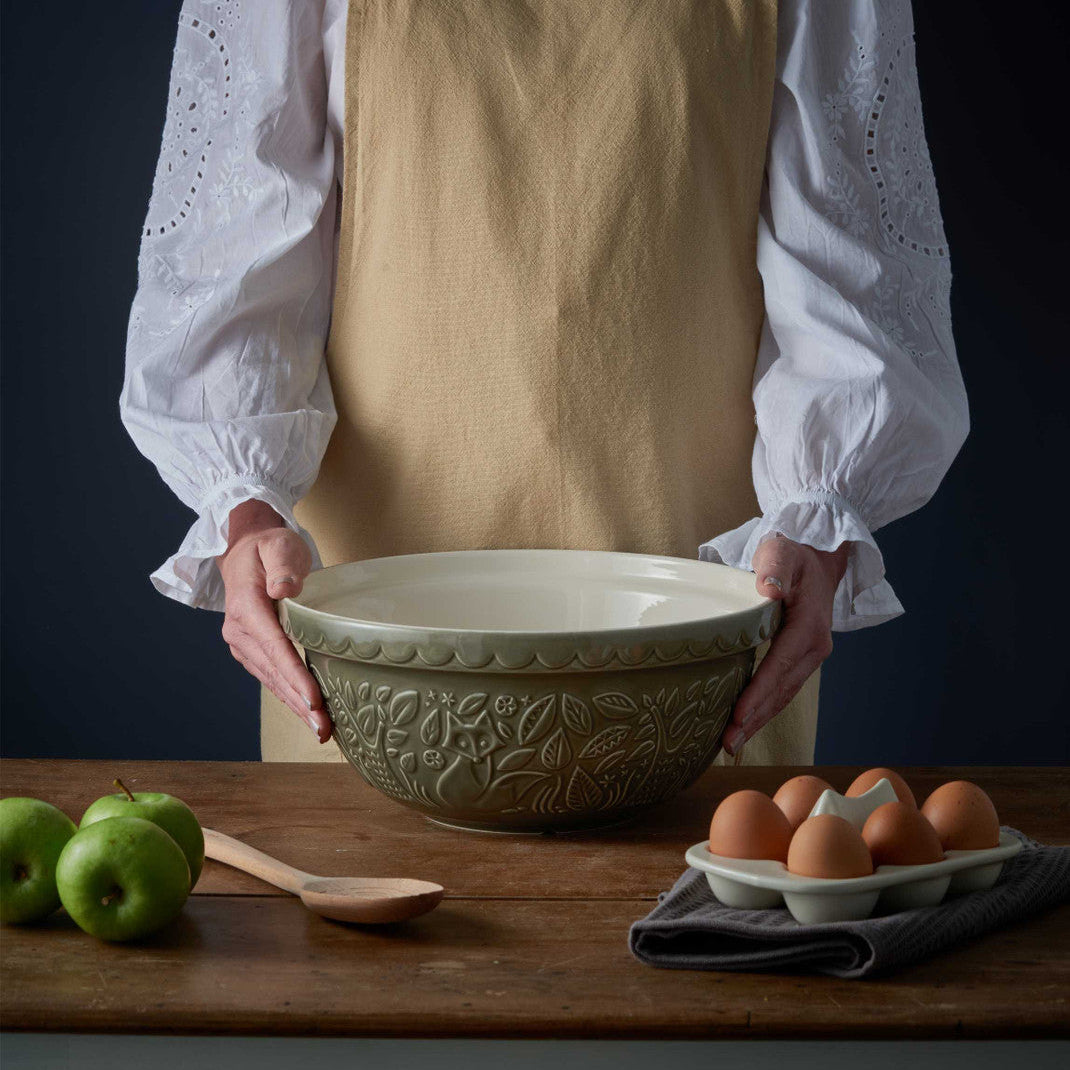 In The Forest Fox Grey Mixing Bowl, 29cm/ 4 Litre