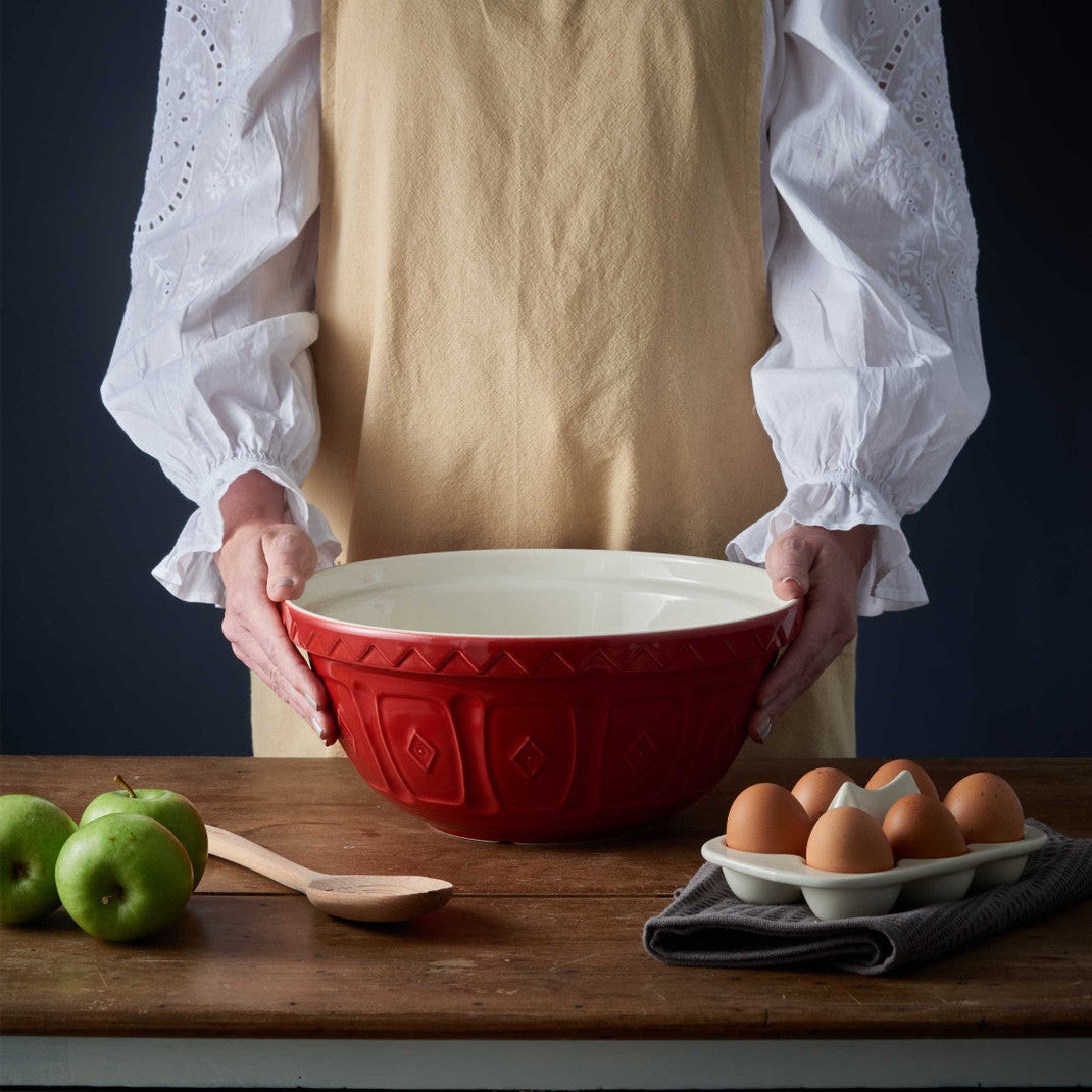 Red Colour Mixing Bowl, 29cm/4 Litre