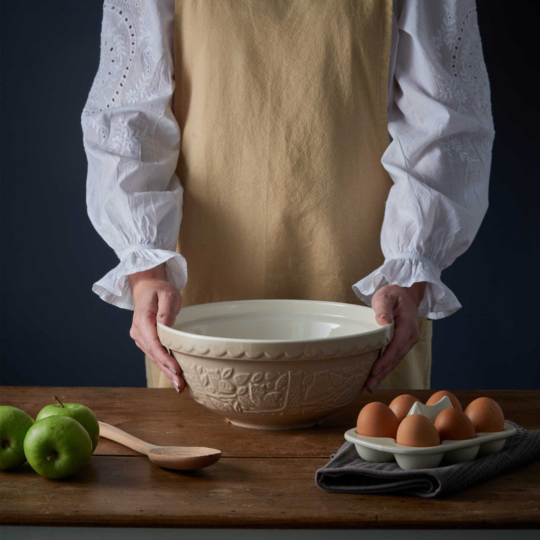 In The Forest Owl Stone Mixing Bowl, 26cm/ 2.7 Litre