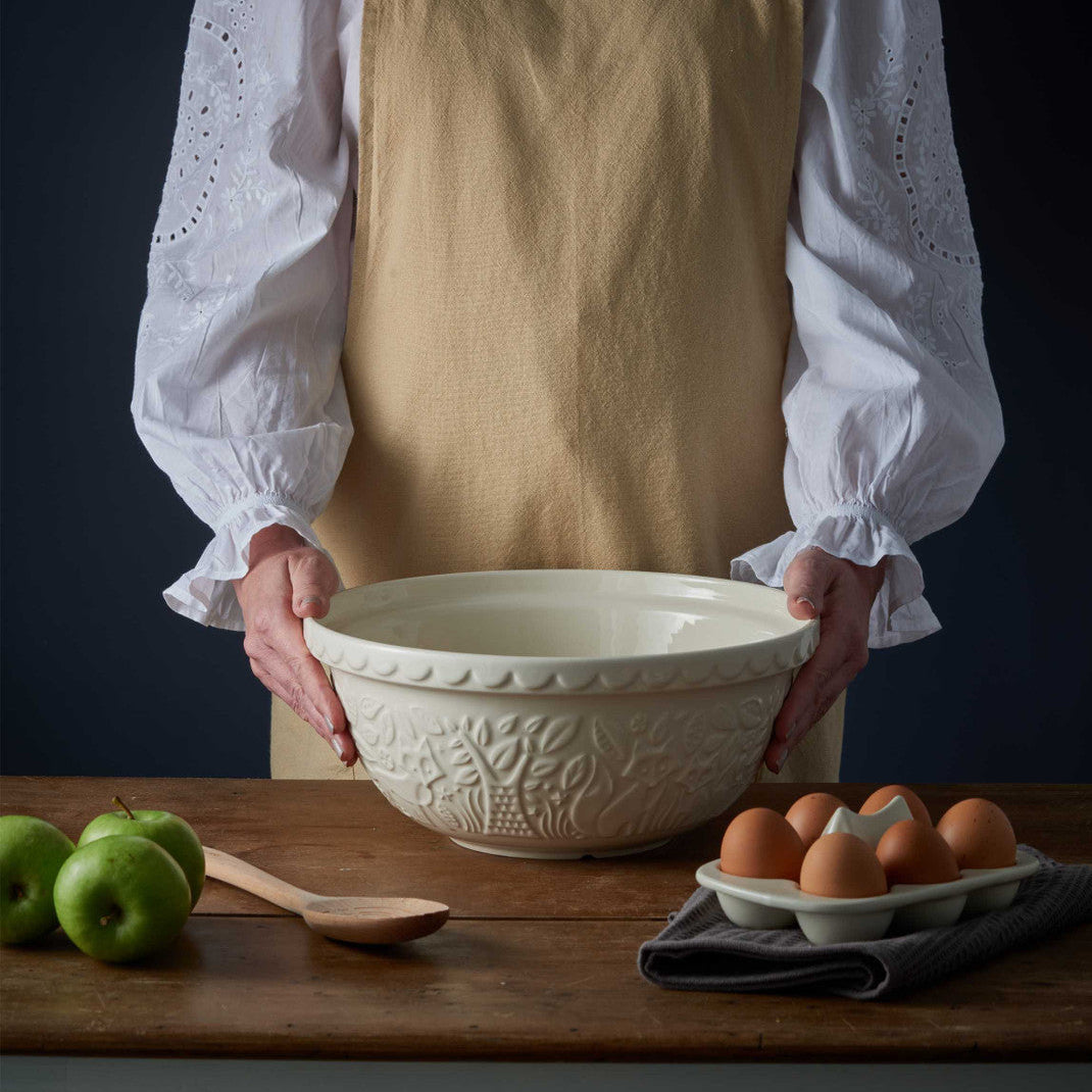In The Forest Fox Cream Mixing Bowl, 29cm/ 4 Litre