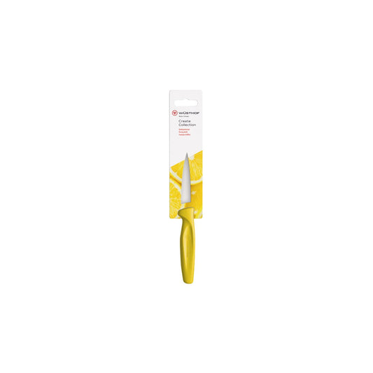 Wusthof Create Paring Knife 80mm Yellow - Kitchenly