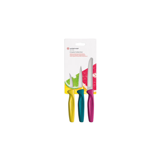 Wusthof Create Paring 3pk Multi Coloured - Kitchenly