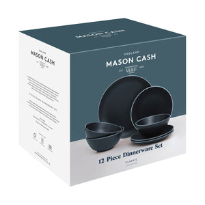 Classic Collection Black 12 Piece Dinner Set