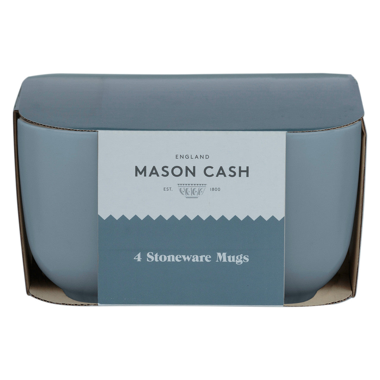 Classic Collection Grey Set of 4 Mugs, 400ml