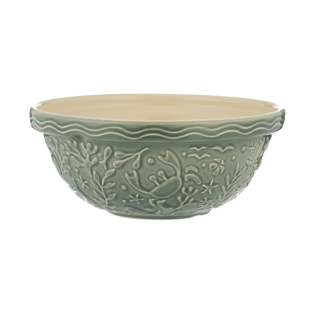 Nautical Grey Crab Mixing Bowl, 26cm/2.7 Litre