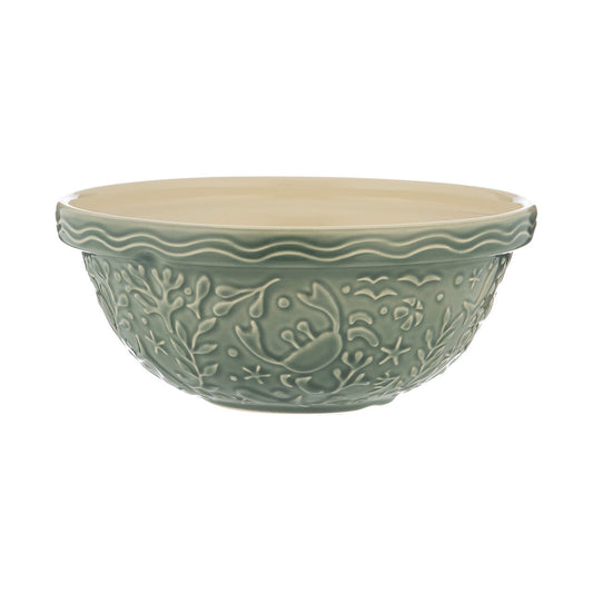 Nautical Grey Crab Mixing Bowl, 26cm/2.7 Litre