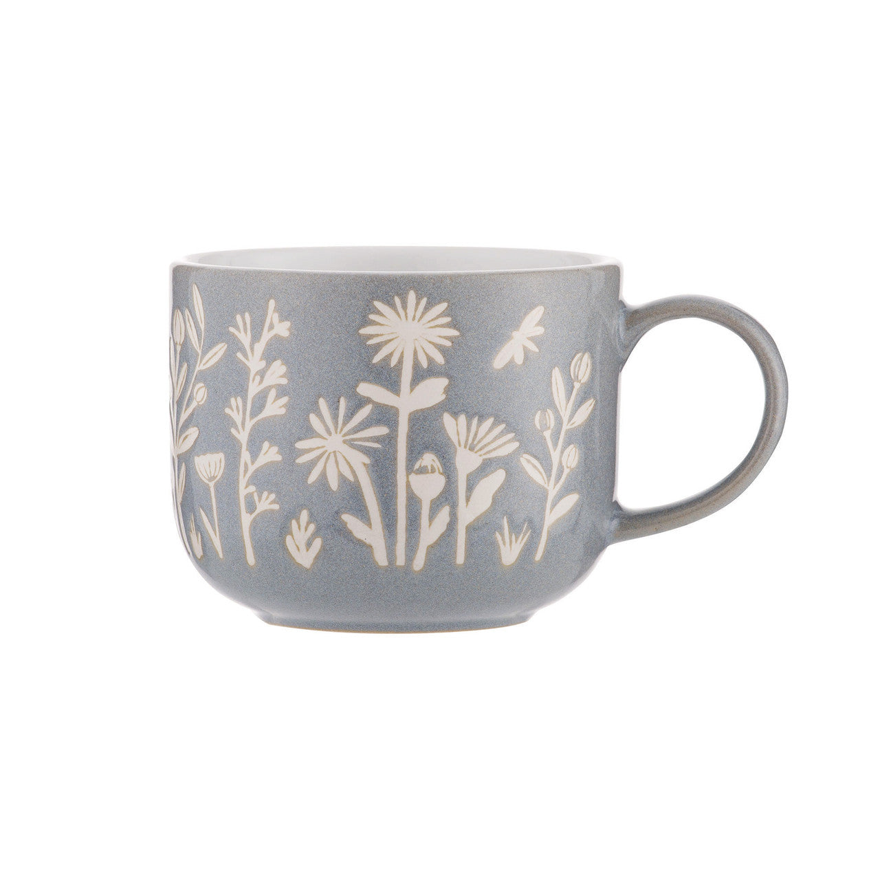 In the Meadow Blue Daisy Mug, 400ml